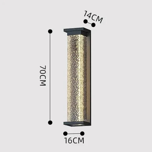 Modern Outdoor LED Wall Light – IP65 Waterproof Stainless Steel Porch Lamp