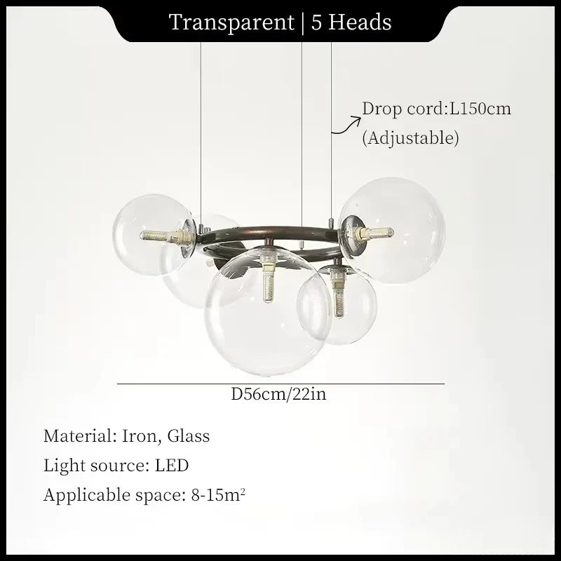 Moonlight lighting magic bean chandelier modern creative hanging lights living room dining room hanging lights home decoration