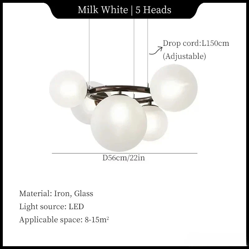 Moonlight lighting magic bean chandelier modern creative hanging lights living room dining room hanging lights home decoration