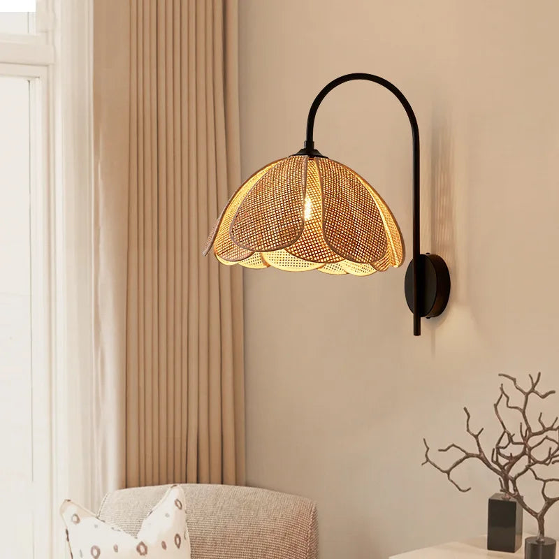 Modern Rattan Pendant Light Set – 3 & Single Hanging Ceiling Lamps