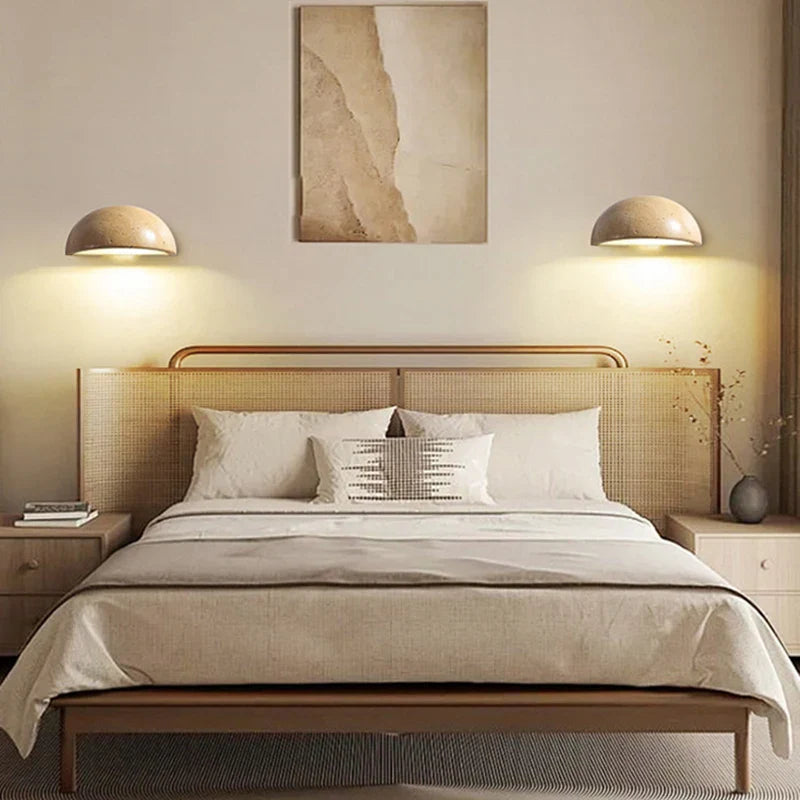 Modern Mini LED Wall Light Natural Stone Sconce Bedroom Stairs Aisle Atmosphere Wall Lamp Good Packaging
