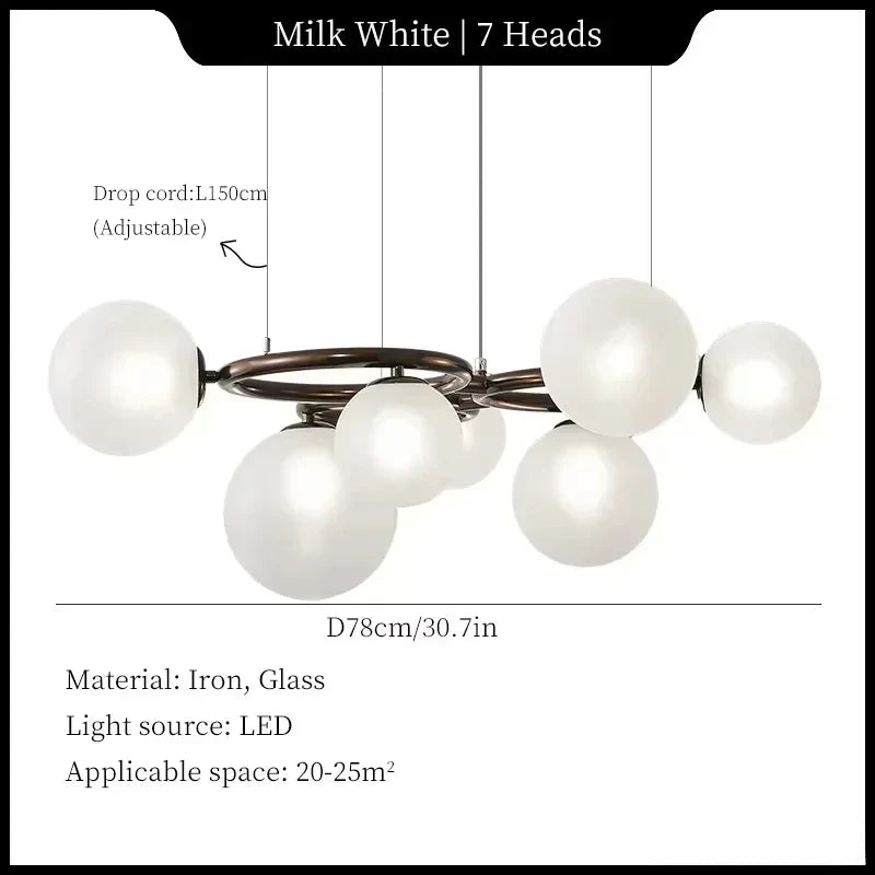 Moonlight lighting magic bean chandelier modern creative hanging lights living room dining room hanging lights home decoration