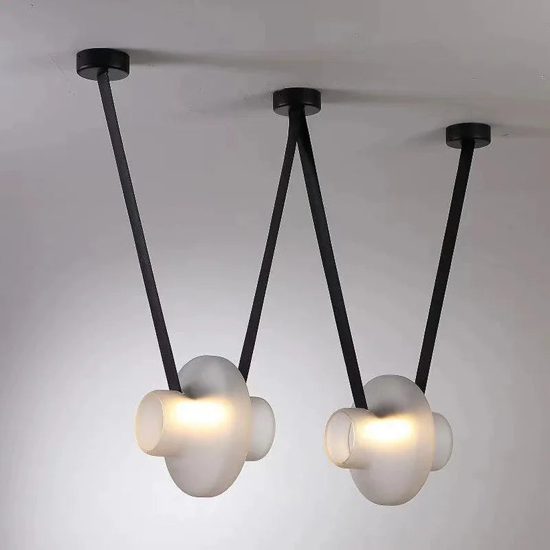 Italian Designer Glass Pendant Light – Modern Luxury LED Hanging Lamp
