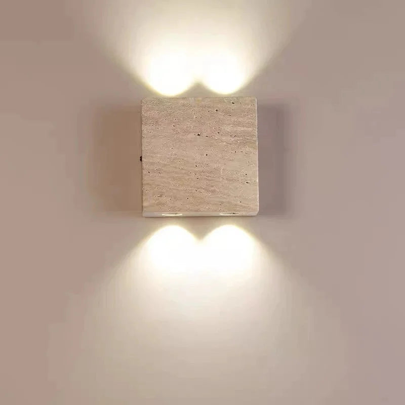 Modern Stone Wall Light – Minimalist Up & Down LED Wall Lamp