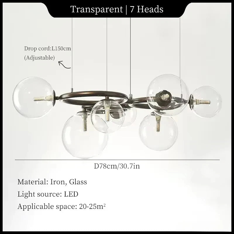 Moonlight lighting magic bean chandelier modern creative hanging lights living room dining room hanging lights home decoration