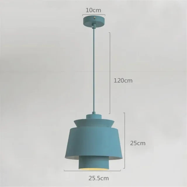 Macaron Nordic Pendant Light – Modern Minimalist Hanging Lamp
