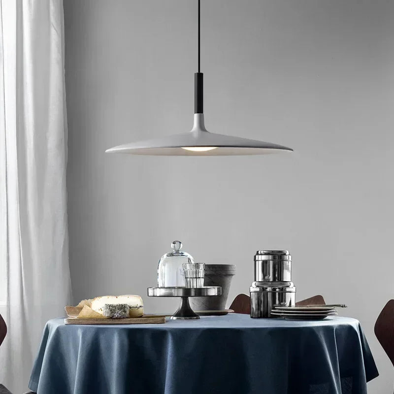 Modern UFO Pendant Light LED – Nordic Industrial Designer Lamp for Dining Room, Kitchen & Bar