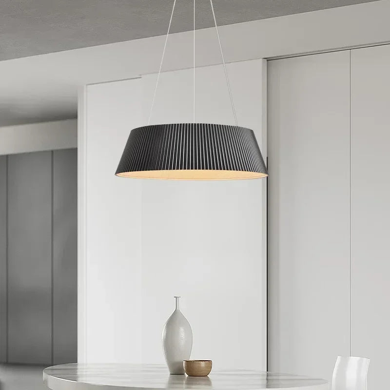 Modern Wood Grain LED Ceiling Light – Nordic Flush Mount Lamp for Bedroom & Dining Room