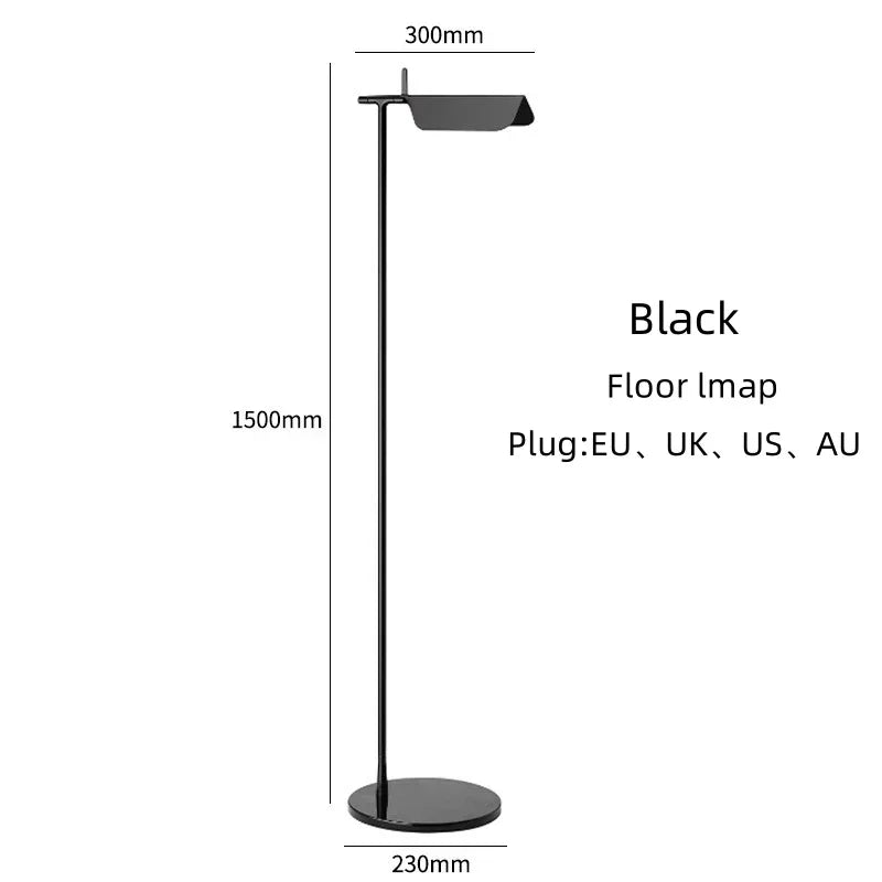 Modern Minimalist Floor Lamp Nordic Designer Model Room Floor Light Living Room Bedroom Bedside Reading LED Desk Lamp