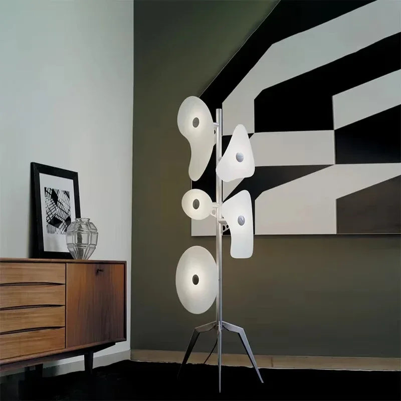 Modern Artistic Floor Lamp – Colorful Sculptural LED Standing Light