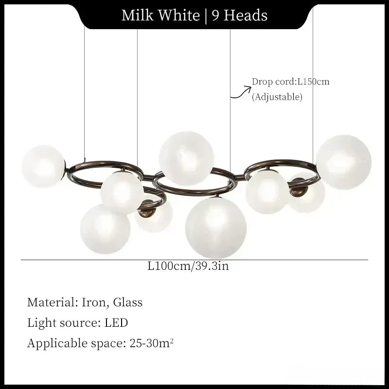Moonlight lighting magic bean chandelier modern creative hanging lights living room dining room hanging lights home decoration