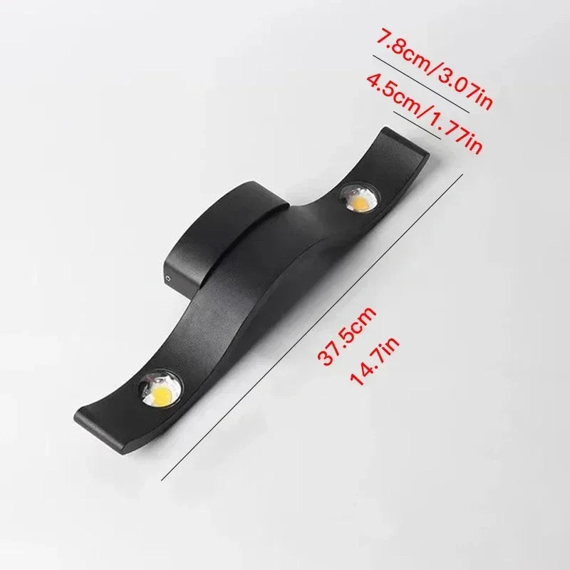 9W/15W LED Wall Light Garden Wall Lamp IP65 Outdoor Waterproof Lamp Fixture House Decoration Lighting Corridor Aisle Light