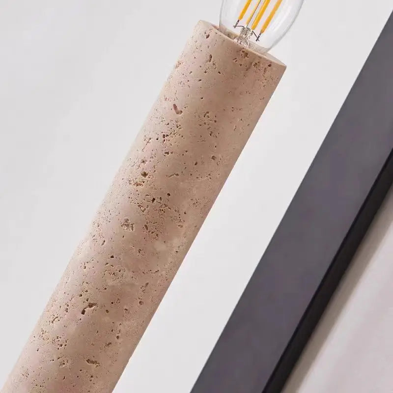 Modern Stone Candle Wall Light – Minimalist LED Wall Sconce