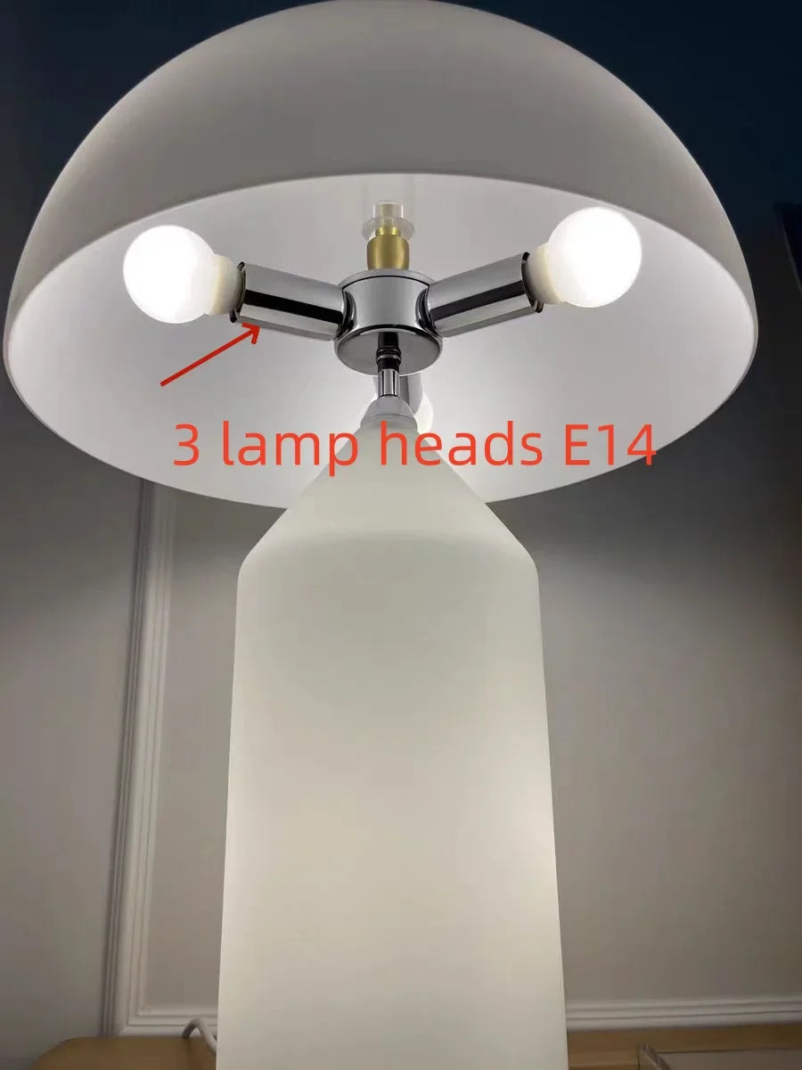 Nordic Creative Mushroom LED Desk Lamp Eye Protection Living Room Study Hotel Bedroom Bedlight Art Light Interior Decor Lighting