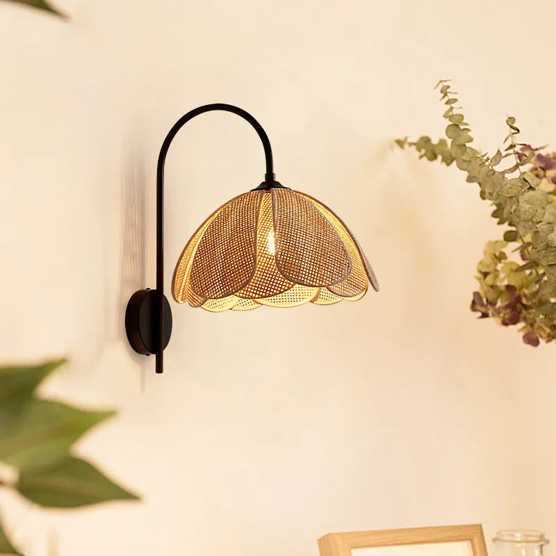 Modern Rattan Pendant Light Set – 3 & Single Hanging Ceiling Lamps