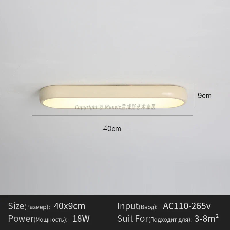 Modern Minimalist Long Corridor Nordic Creative Ultra-thin Foyer Balcony Adjustable Ceiling light For Entering The Wardrobe
