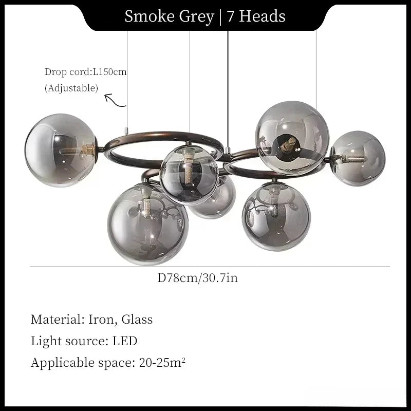 Moonlight lighting magic bean chandelier modern creative hanging lights living room dining room hanging lights home decoration