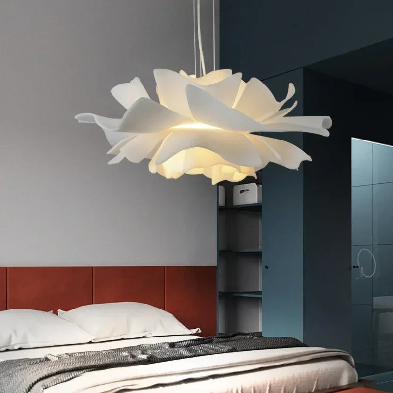 Creative Acrylic Flower designer Chandelier Living Room Restaurant Coffee Table Bar LED Pendant Lamps Indoor Lighting Decoration
