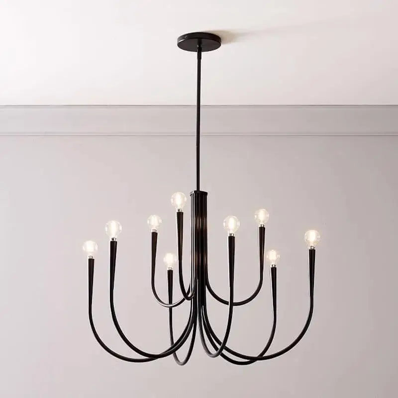 Modern French Classic Design Branch Chandeliers for Living Dining Room Bedroom Hanging Pendant Lamp Medieval Lighting Fixtures