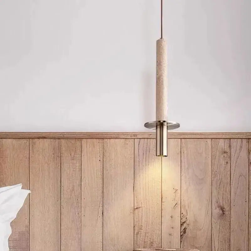 Modern Stone Pendant Light G9 LED – Minimalist Hanging Lamp for Bedroom, Restaurant & Study