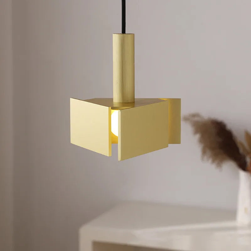 Minimalist Designer Industrial Style Pendant Light Bauhaus Niche Model Room Foyer Hallway Bedroom Bedside Lamp