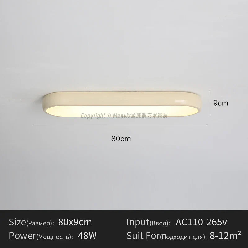 Modern Minimalist Long Corridor Nordic Creative Ultra-thin Foyer Balcony Adjustable Ceiling light For Entering The Wardrobe