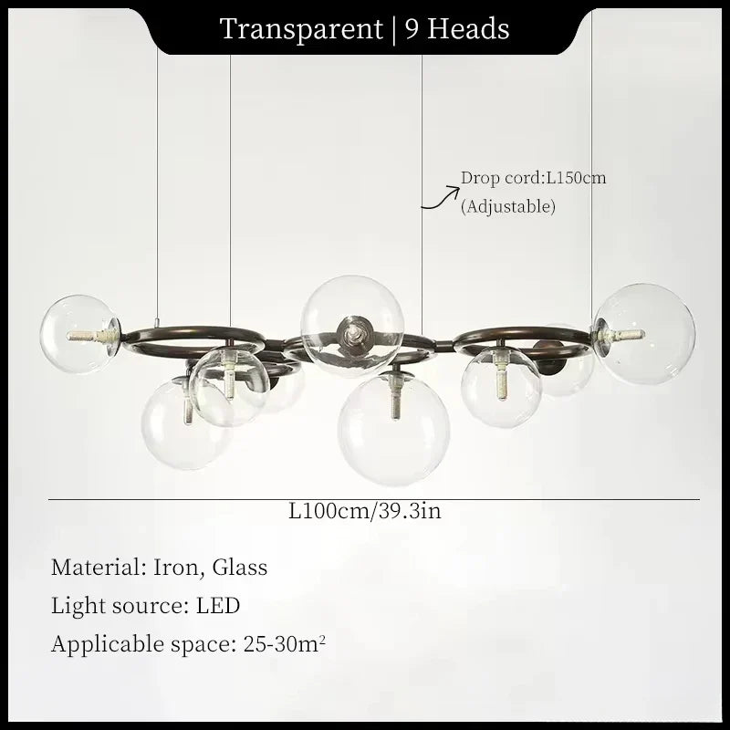 Moonlight lighting magic bean chandelier modern creative hanging lights living room dining room hanging lights home decoration