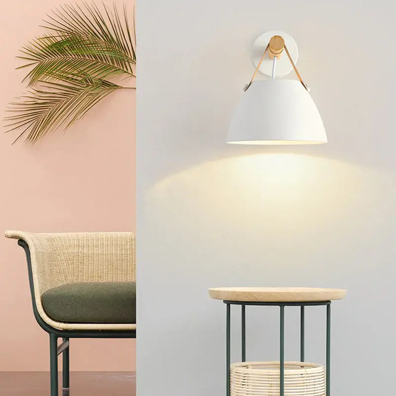 Nordic Bowl Wall Lamp | Iron, Touch Switch