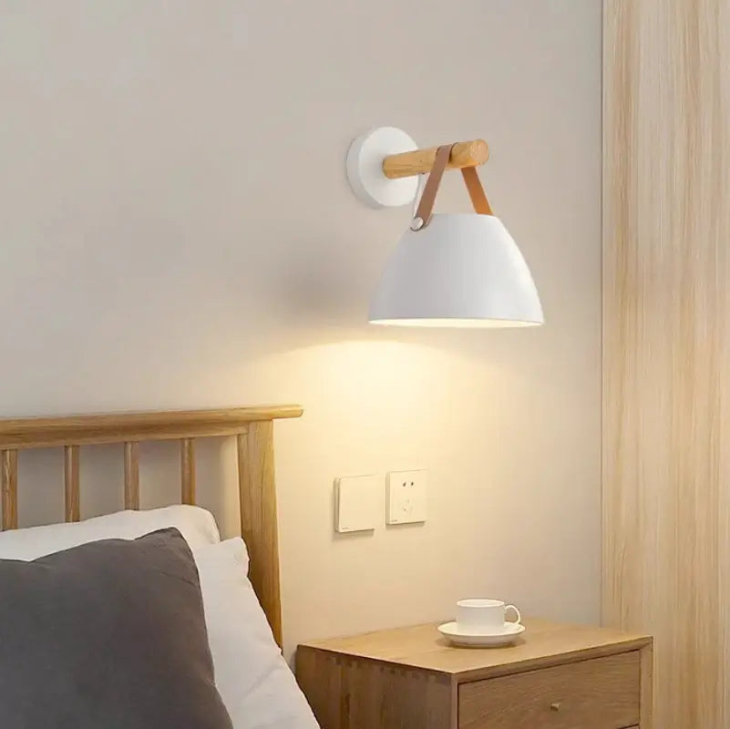 Nordic Bowl Wall Lamp | Iron, Touch Switch