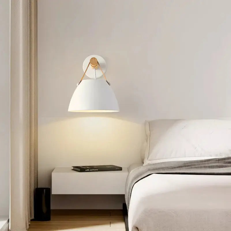 Nordic Bowl Wall Lamp | Iron, Touch Switch