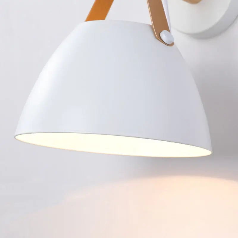 Nordic Bowl Wall Lamp | Iron, Touch Switch
