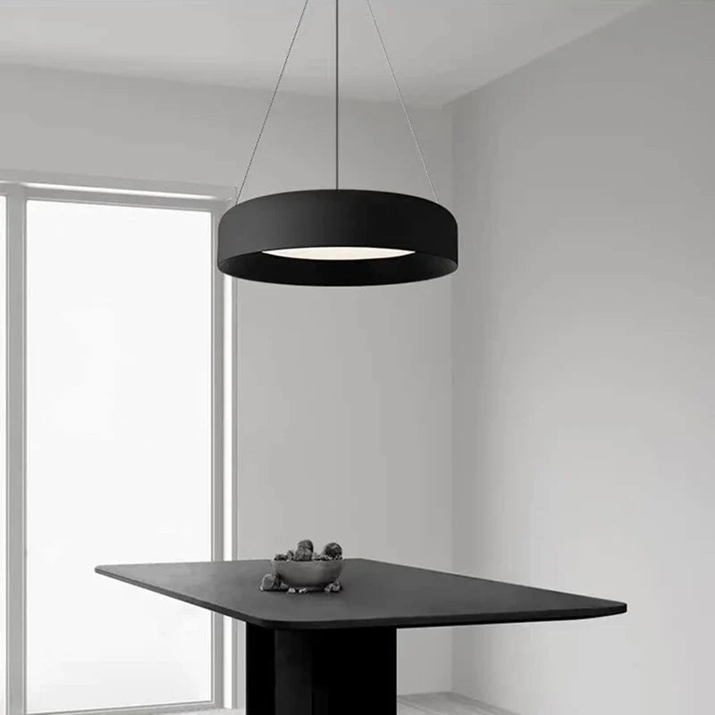 Modern LED Ring Pendant Light – Minimalist Circular Ceiling Lamp