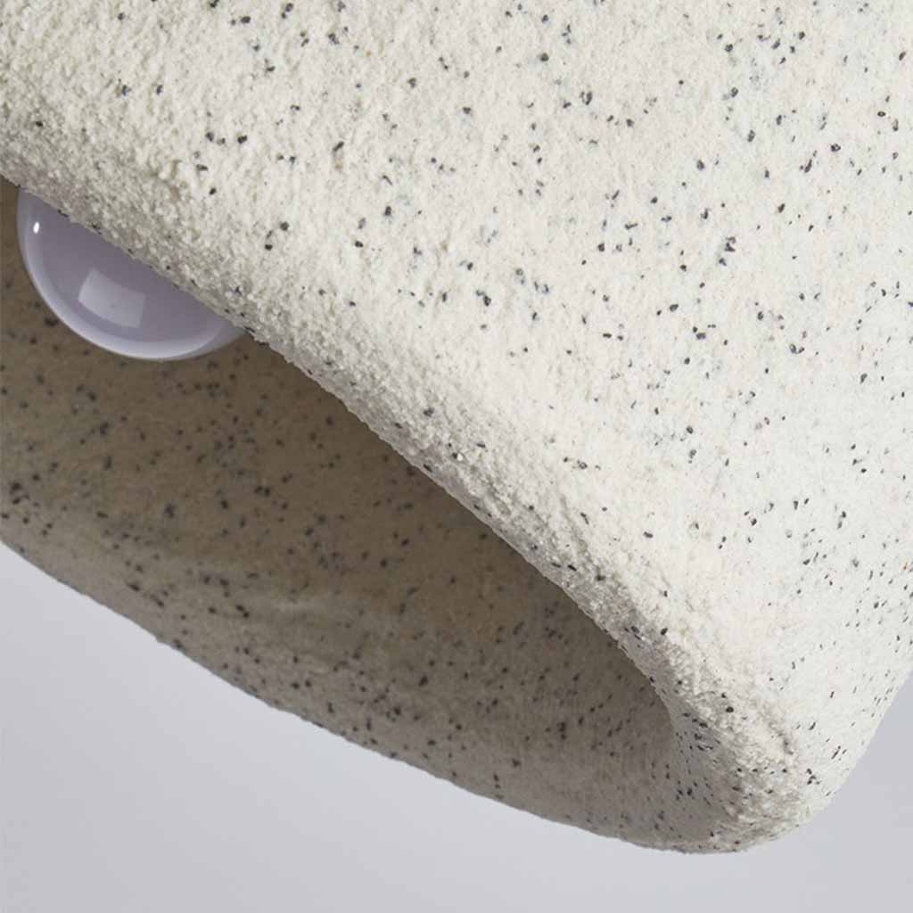 Wabi-Sabi Pendant Light with Textured Shade – Modern Ceiling Light