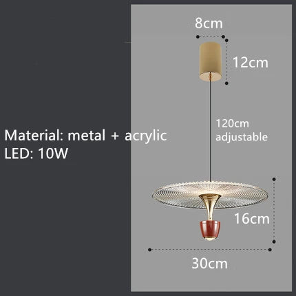 Luxury Crystal Disc Pendant Light – Modern Gold Ceiling Chandelier