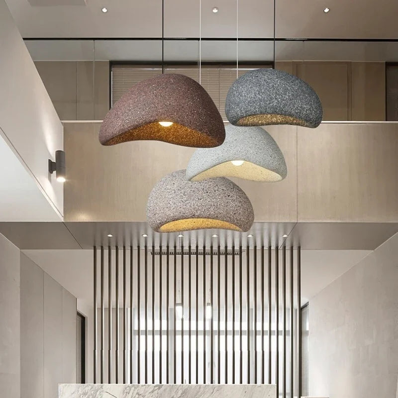 Wabi-Sabi Pendant Light – Nordic Minimalist Hanging Lamp