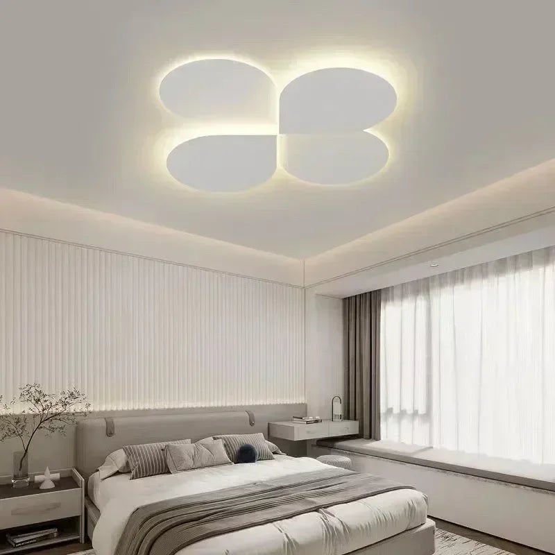 Nordic Minimalist Cream Style LED Ceiling Lamp Restaurant Bedroom Kitchen Island Chandelier Modern Home Decor Lighting Fixture