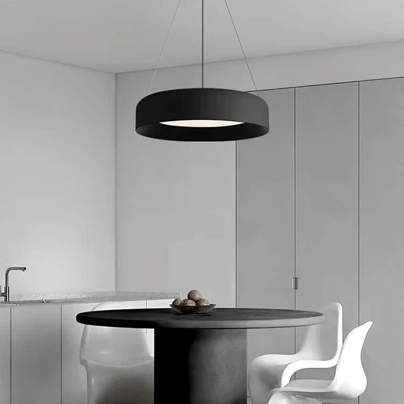 Modern LED Ring Pendant Light – Minimalist Circular Ceiling Lamp
