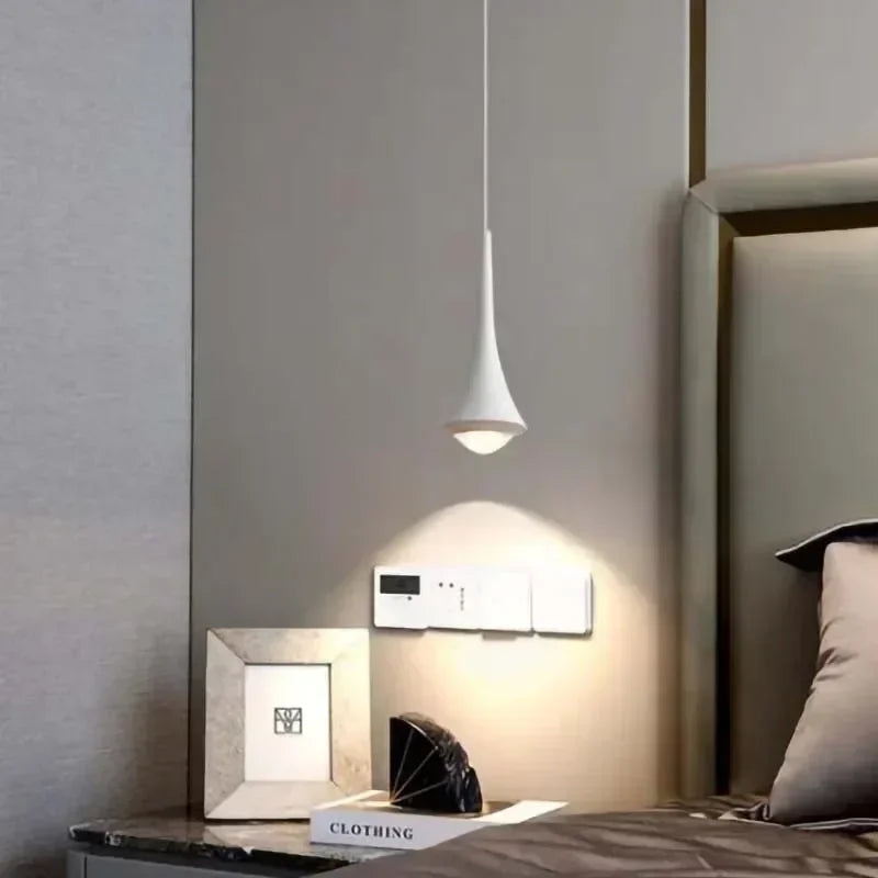 Nordic Luxury Cone Pendant Light – Modern Dimmable Kitchen & Dining Lamp