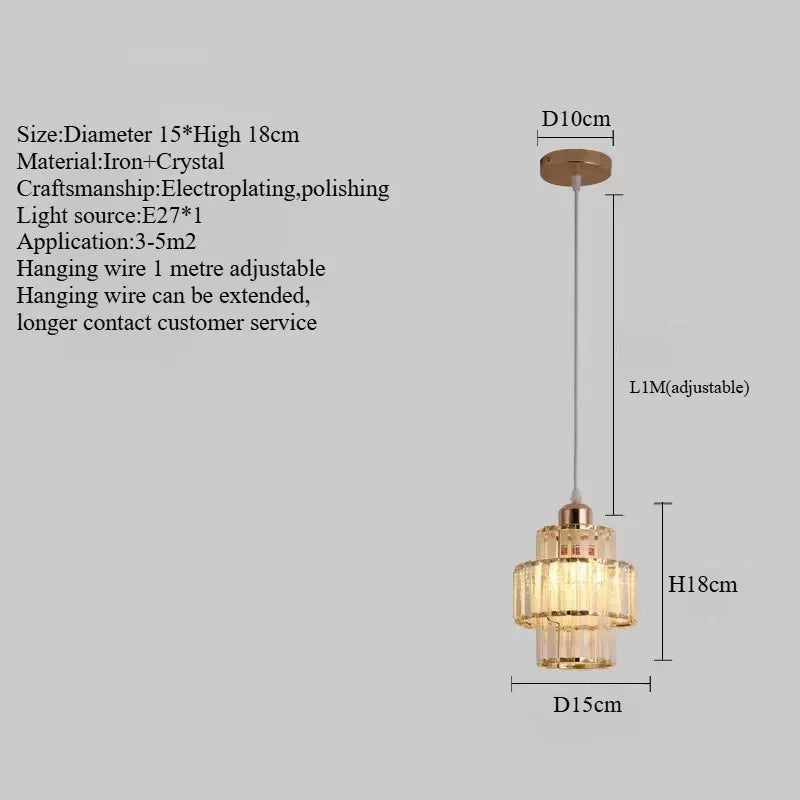 Modern Living Room Luxury Glass Crystal Pendant Lamp Bedroom Restaurant Hotel Villa Designer Hig-hend Chandelier Decor Lighting