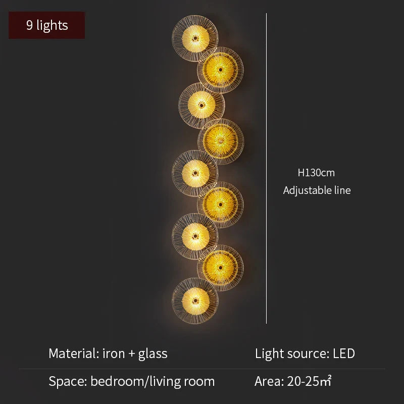 LED Glass Wall Mounted Light
