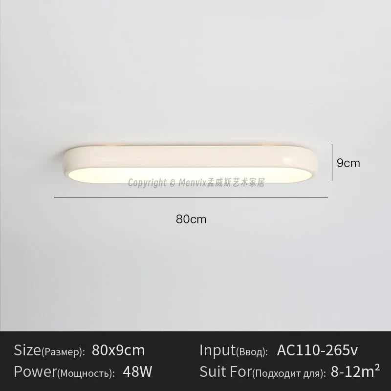 Modern Minimalist Long Corridor Nordic Creative Ultra-thin Foyer Balcony Adjustable Ceiling light For Entering The Wardrobe