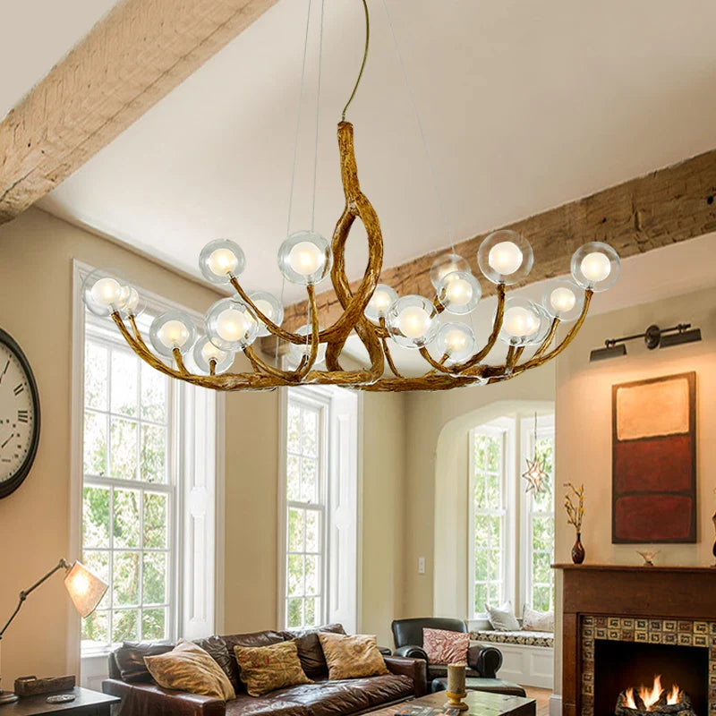 Modern Minimalist Tree Branch LED Chandelier Hotel Lobby Coffee Shop Clothing Store Restaurant Pendant Lamp Art Decor Lighting