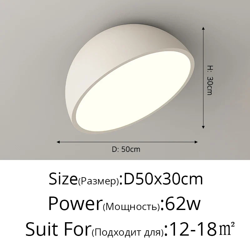 Walnut LED Ceiling Light Retro Full Spectrum Eye Protection Bedroom Lamp Entrance Foyer Corridor Lighting Fixture New Chandelier