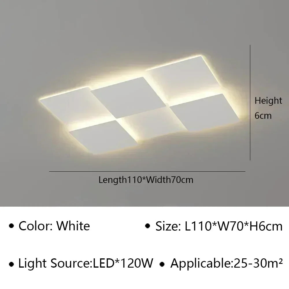 Nordic Minimalist Cream Style LED Ceiling Lamp Restaurant Bedroom Kitchen Island Chandelier Modern Home Decor Lighting Fixture