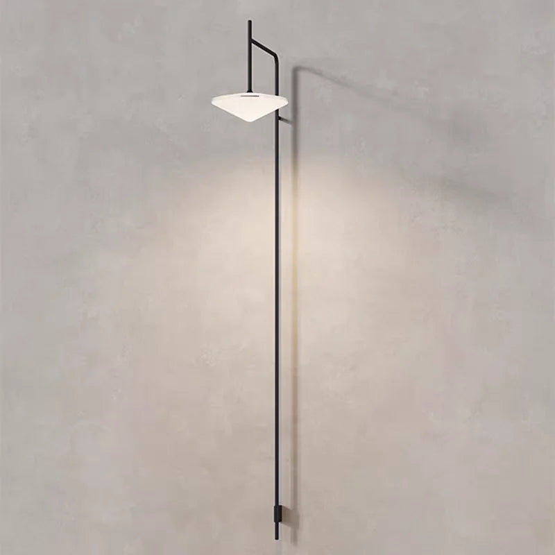 Minimalist Wall Light White Glass With Plug For Parlor Bedroom Study Lighting Fixtures G9 Bulb