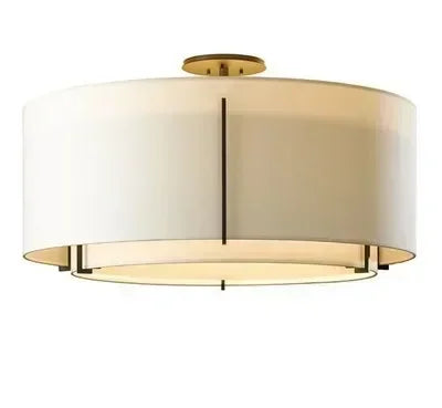Wabi-Sabi Linen Pendant Light – Minimalist Farmhouse Fabric Chandelier