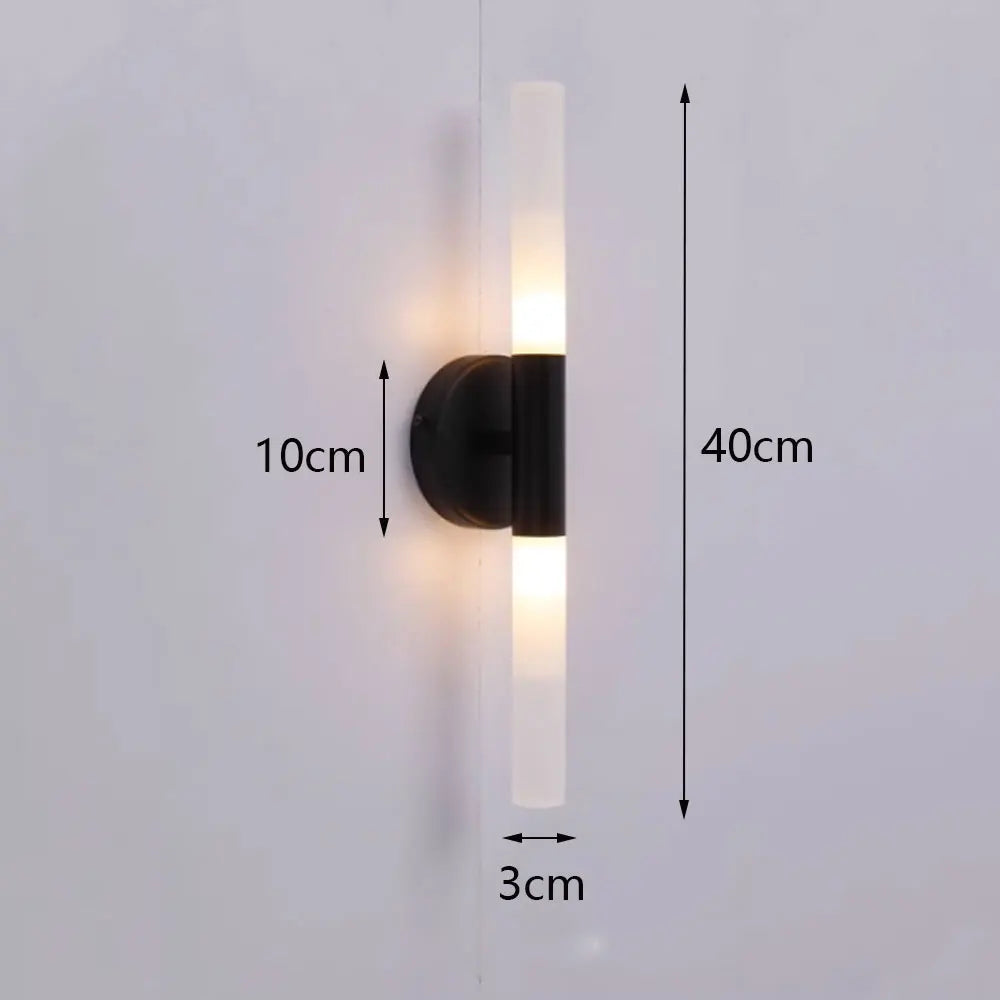 Modern Crystal LED Wall Light – Luxury Bubble Effect