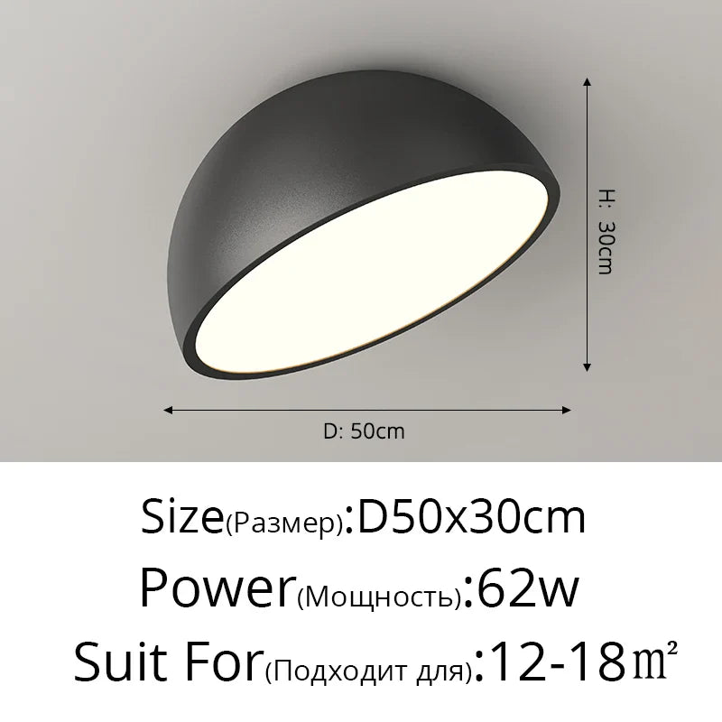 Walnut LED Ceiling Light Retro Full Spectrum Eye Protection Bedroom Lamp Entrance Foyer Corridor Lighting Fixture New Chandelier