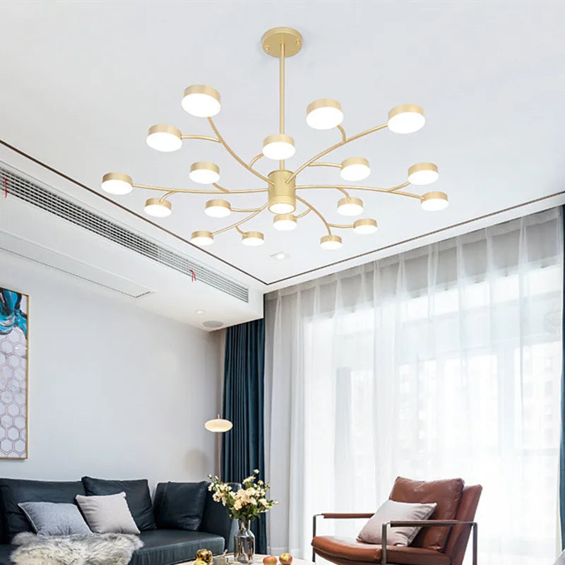Modern Tree Branch LED Chandelier – Contemporary Ceiling Light Fixture