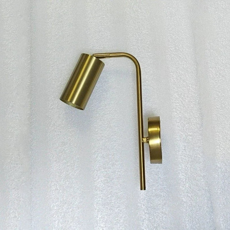 Nordic Bedroom Bedside Wall Lamps Golden Ones Rotatable LED Reading Wall Lamp Modern Minimalist Creative Adjustable Wall Lights